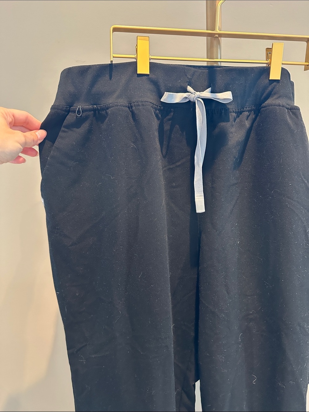 FIGS Alva High Waisted Skinny Tapered Scrub Pants 2XL Black